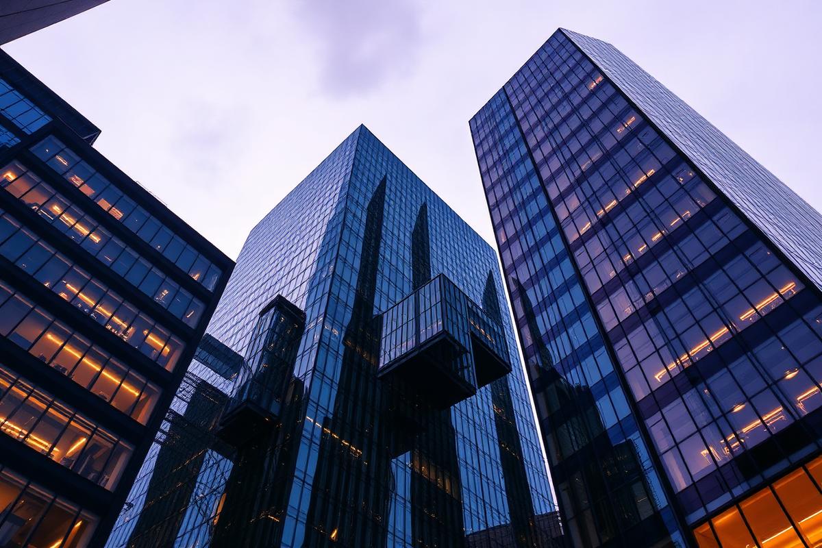 Modern commercial building